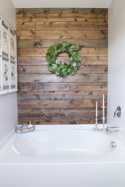 Bathroom Make Over before & after: a builder-grade bathroom gets a rustic makeover Bathroom Make Over before & after: a builder-grade bathroom gets a rustic makeover