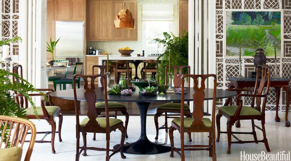 House Beautiful Dining Rooms a georgian house gets a country makeover - tom scheerer dallas House Beautiful Dining Rooms a georgian house gets a country makeover - tom scheerer dallas