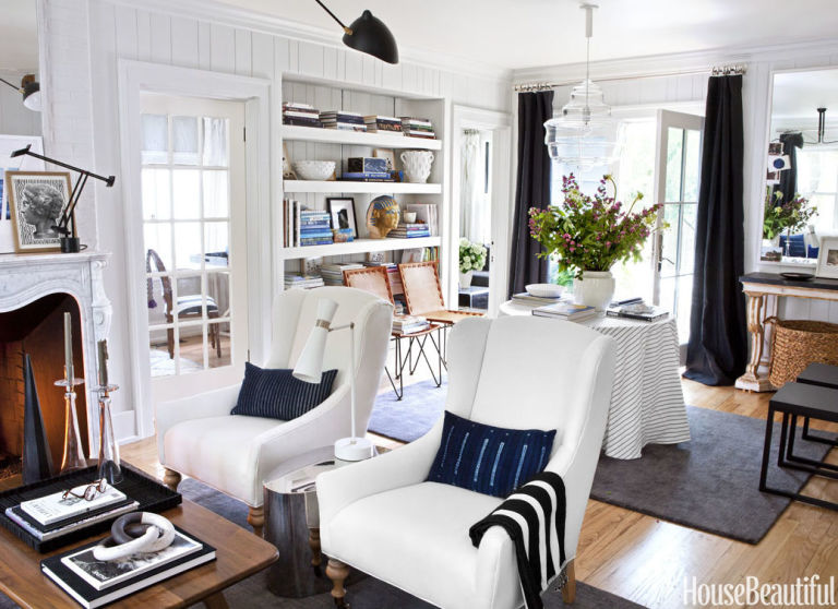House Beautiful Living Room michelle adams michigan makeover - michigan colonial fixer upper House Beautiful Living Room michelle adams michigan makeover - michigan colonial fixer upper