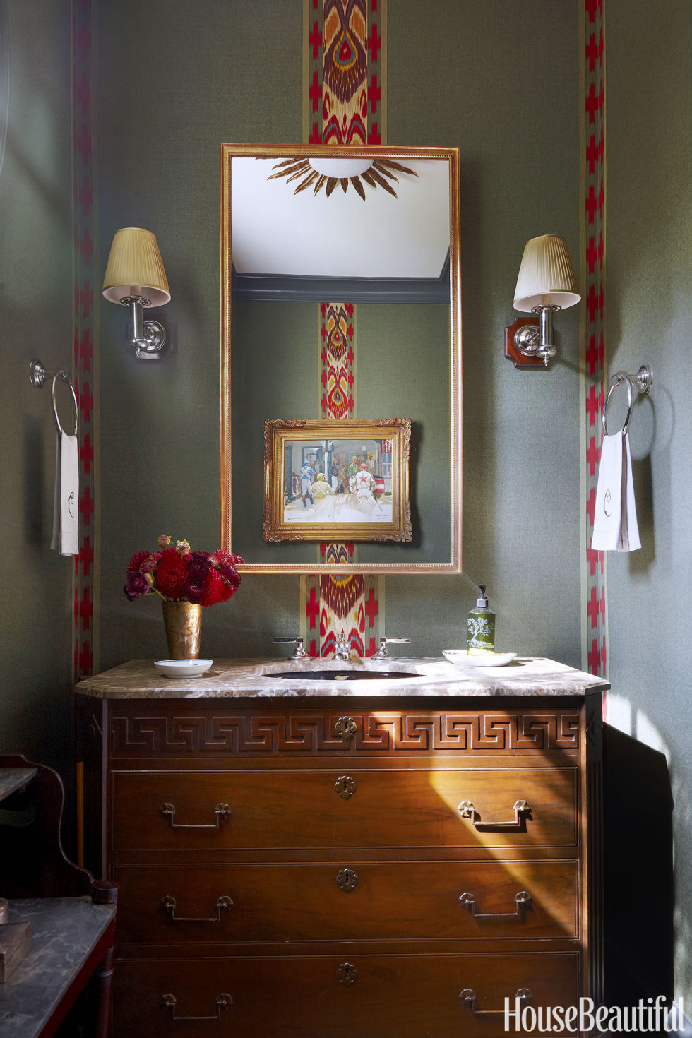 Powder room decorating ideas powder room design and pictures