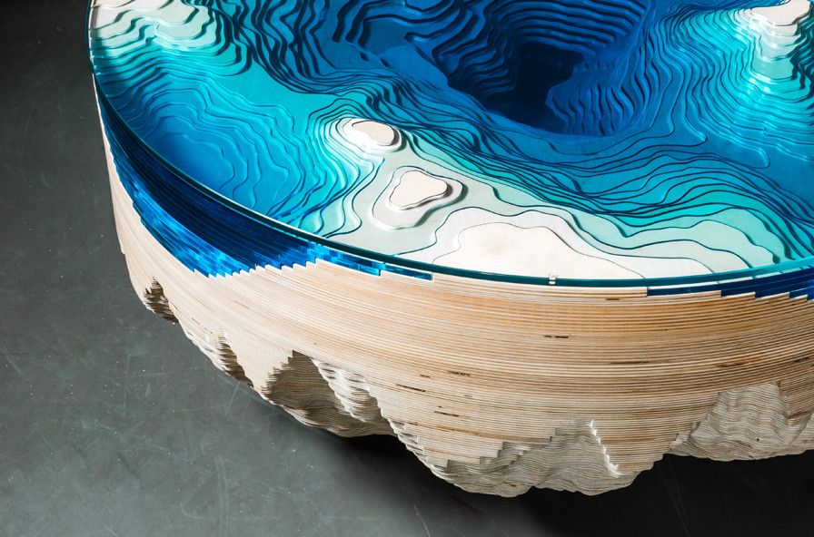 this stunning coffee table looks just like the seafloor this stunning coffee table looks just like the seafloor