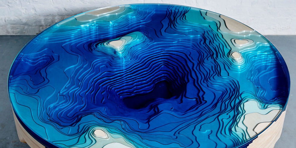 this stunning coffee table looks just like the seafloor this stunning coffee table looks just like the seafloor