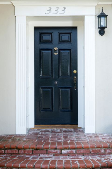Even though you might think this dark hue is chic, according to the Chinese Feng Shui&nbsp;tradition,&nbsp;a&nbsp;black door&nbsp;invites bad luck into your home — but not if your door faces&nbsp;north. 
