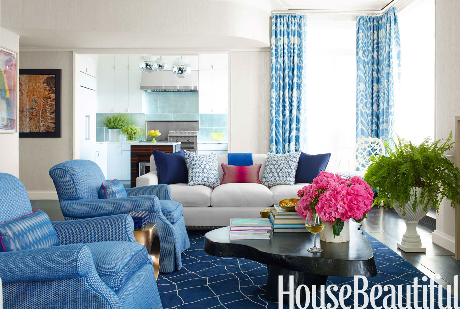 Amanda Nisbet blue manhattan apartment - decorating with blue Amanda Nisbet blue manhattan apartment - decorating with blue