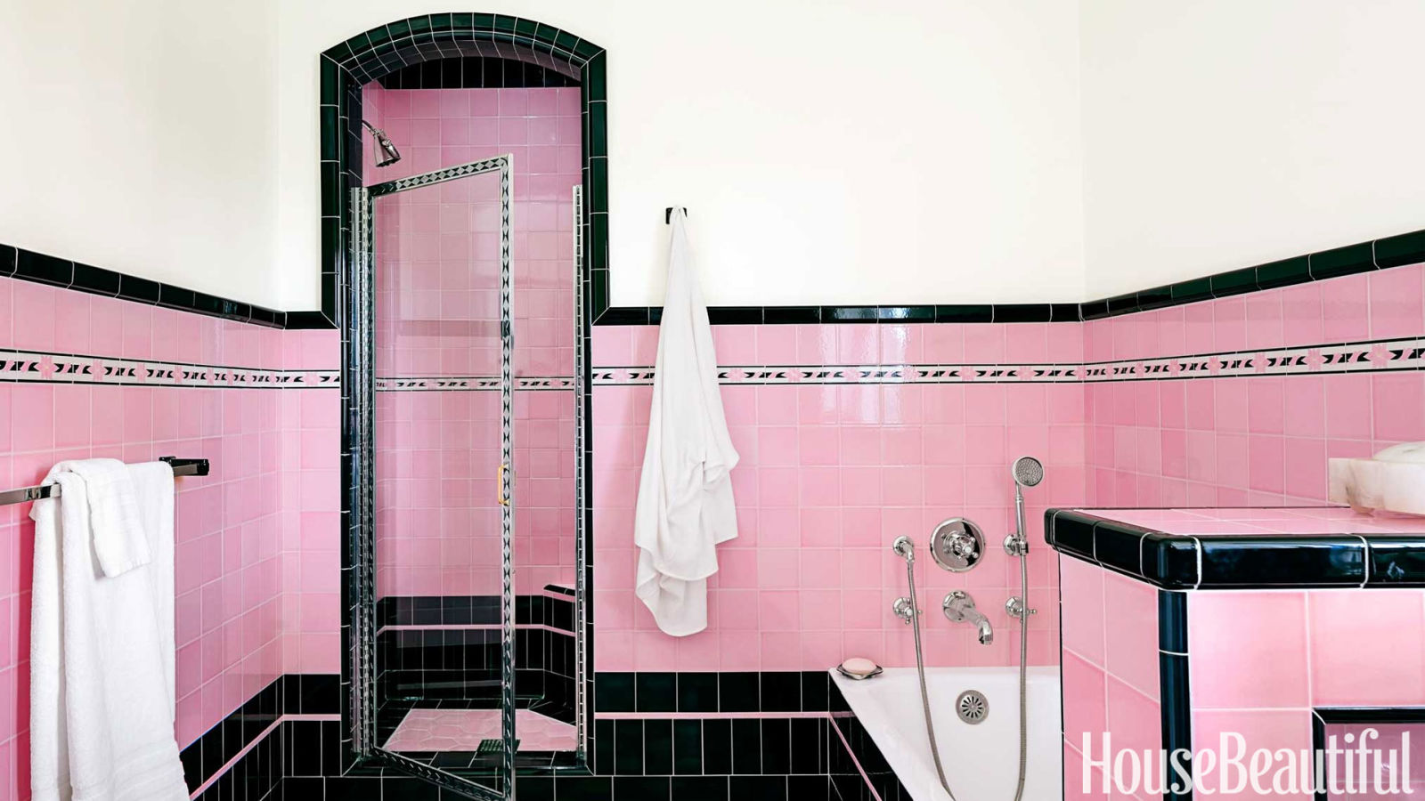 bathroom with colorful tile - 1930s bathroom design bathroom with colorful tile - 1930s bathroom design