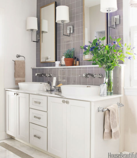 House Beautiful Bathroom gray bathroomerin paige pitts - neutral bathroom decor House Beautiful Bathroom gray bathroomerin paige pitts - neutral bathroom decor