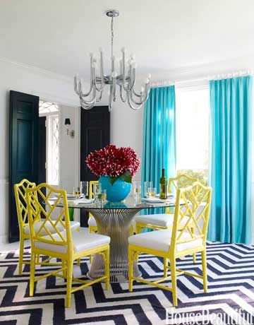 Teal Dining Room - Home Design Ideas and Pictures Teal Dining Room - Home Design Ideas and Pictures