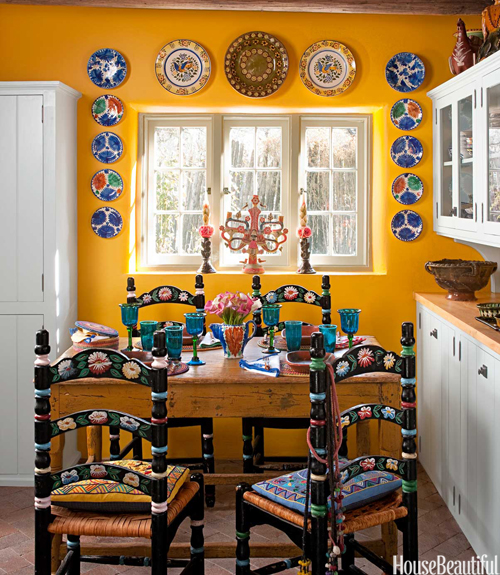 Yellow Kitchen with Santa Fe Style - Southwest Kitchen Decor Yellow Kitchen with Santa Fe Style - Southwest Kitchen Decor