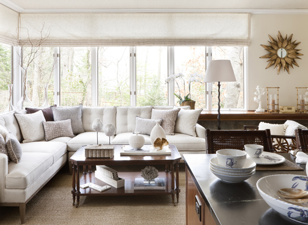 Family Room Before After  Multifunction Living Room