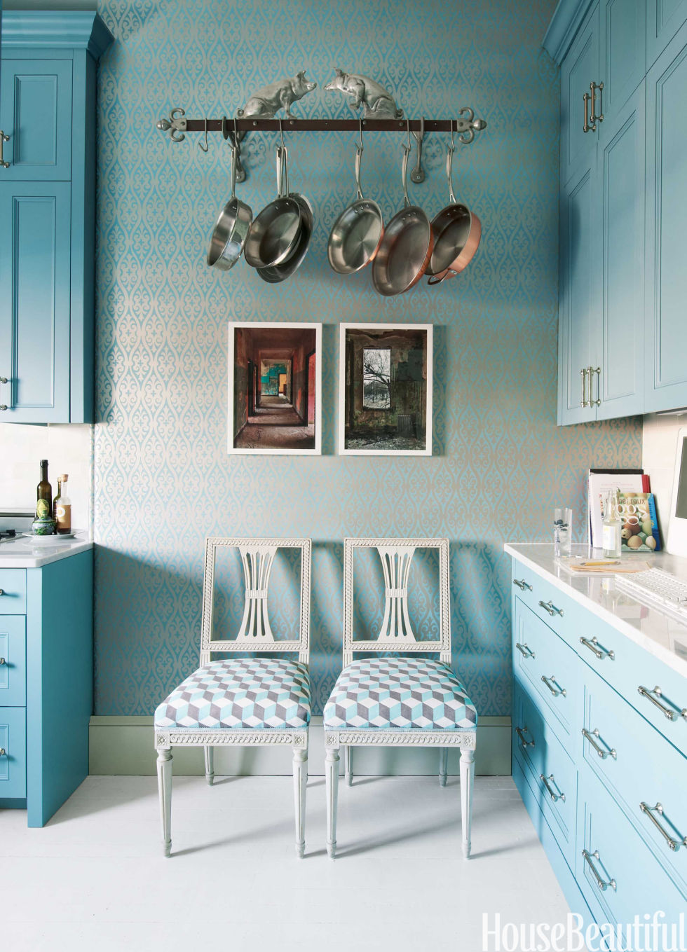 small blue kitchen - small kitchen design tips small blue kitchen - small kitchen design tips