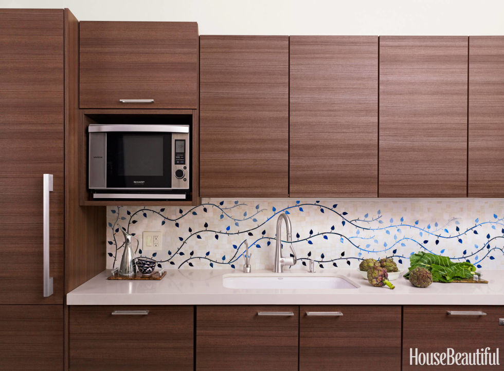 Travertine glass backsplash ideas and photos. kitchen backsplash ...